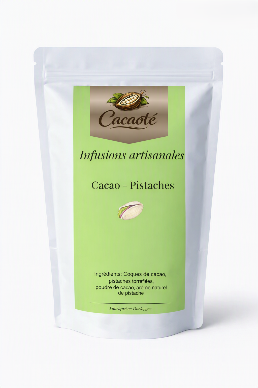 Infusion Coques de Cacao — DOUCEUR PISTACHE & CHOCOLAT